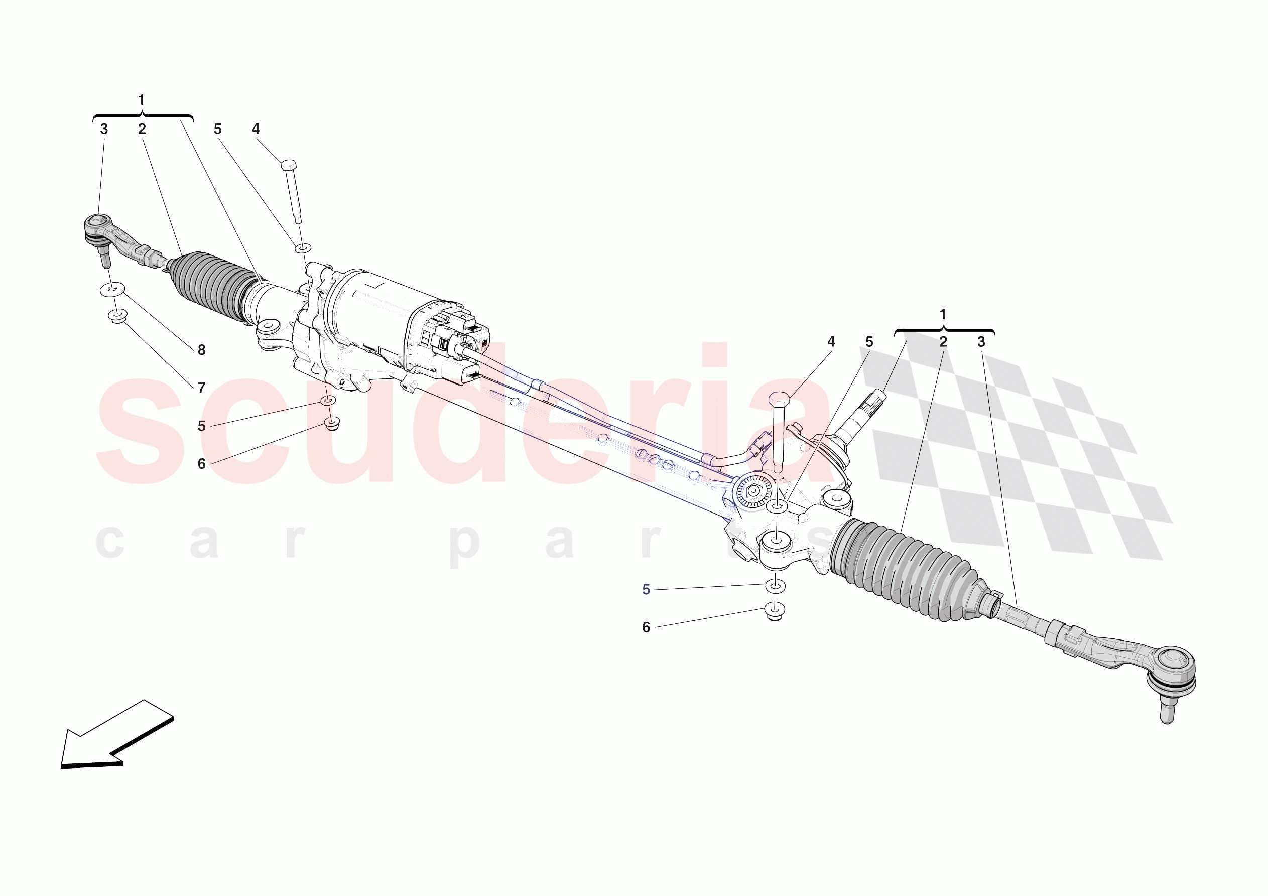 STEERING BOX of Ferrari Ferrari SF90 XX Spider USA