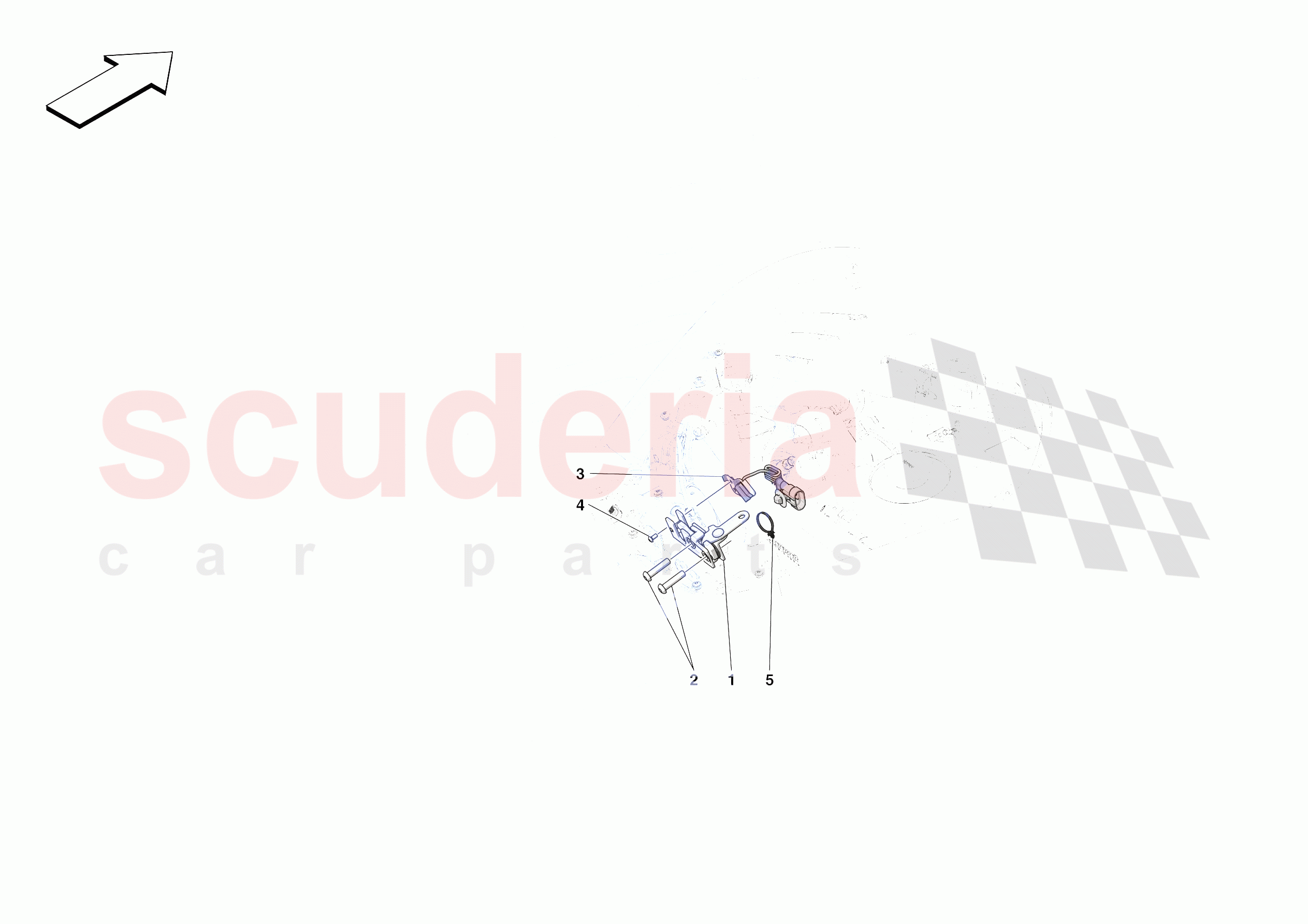 REAR LID LOCK of Ferrari Ferrari SF90 XX Spider USA