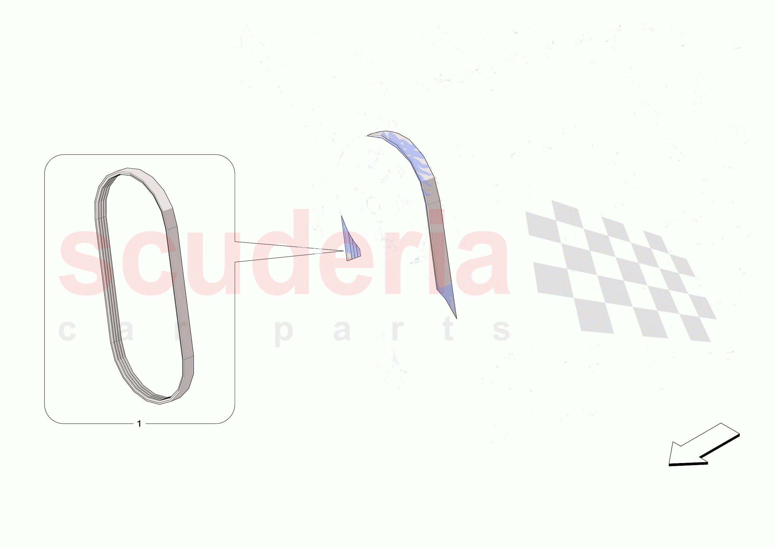 ALTERNATOR DRIVE of Ferrari Ferrari SF90 XX Stradale Europe