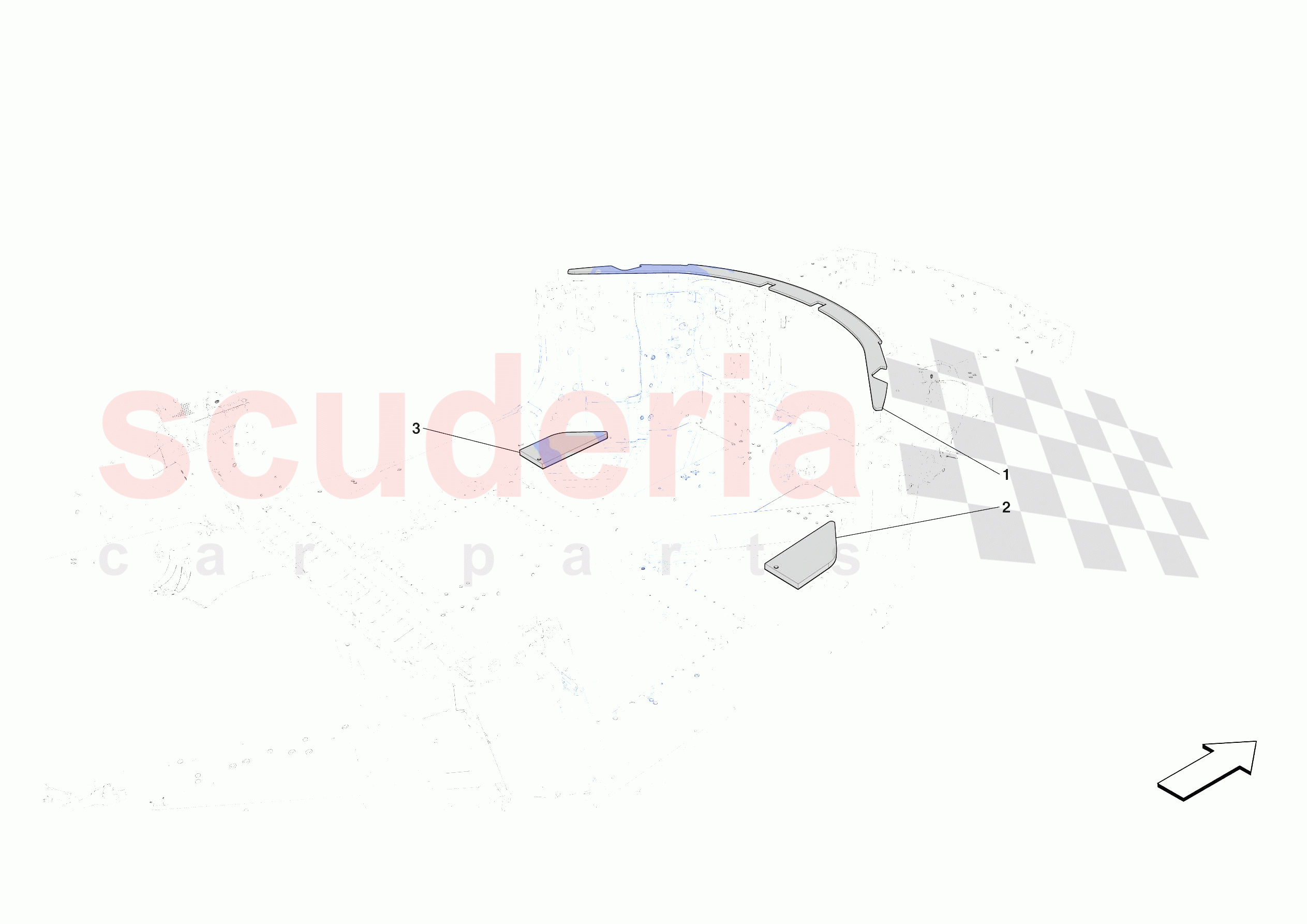 INTERNAL CABIN INSULATION of Ferrari Ferrari SF90 XX Stradale Europe