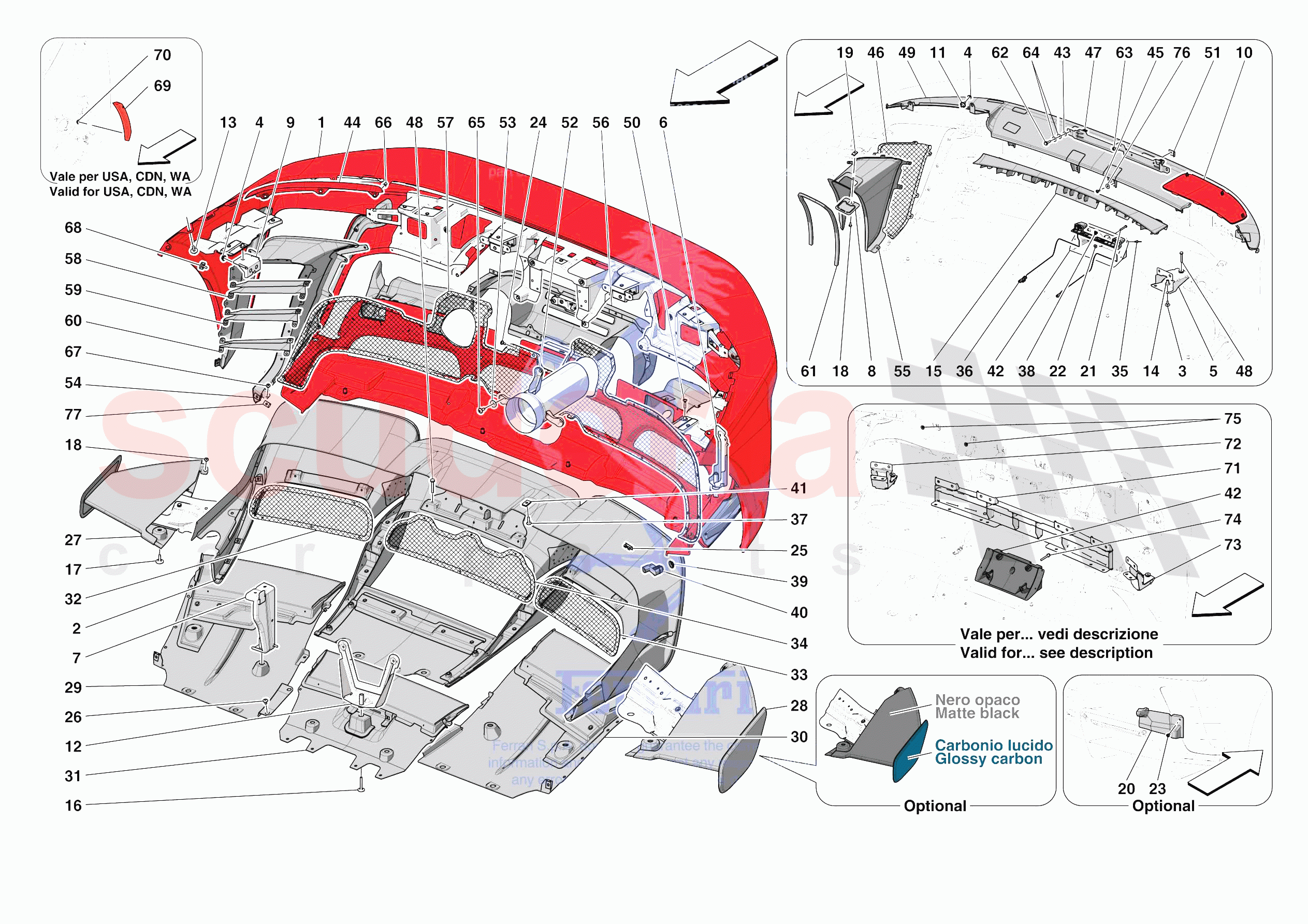 REAR BUMPER of Ferrari Ferrari SF90 XX Stradale Europe