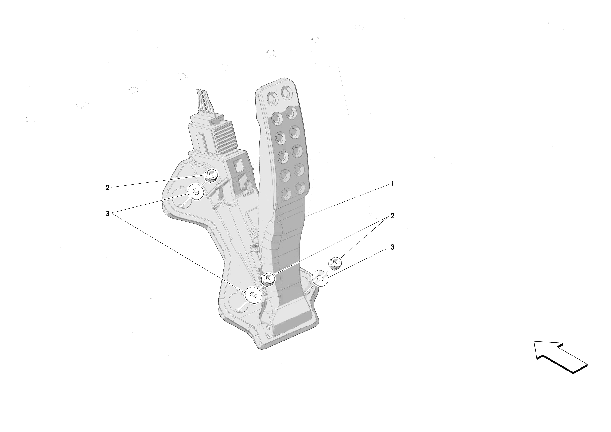ACCELERATOR CONTROL of Ferrari Ferrari SF90 XX Stradale Europe RH