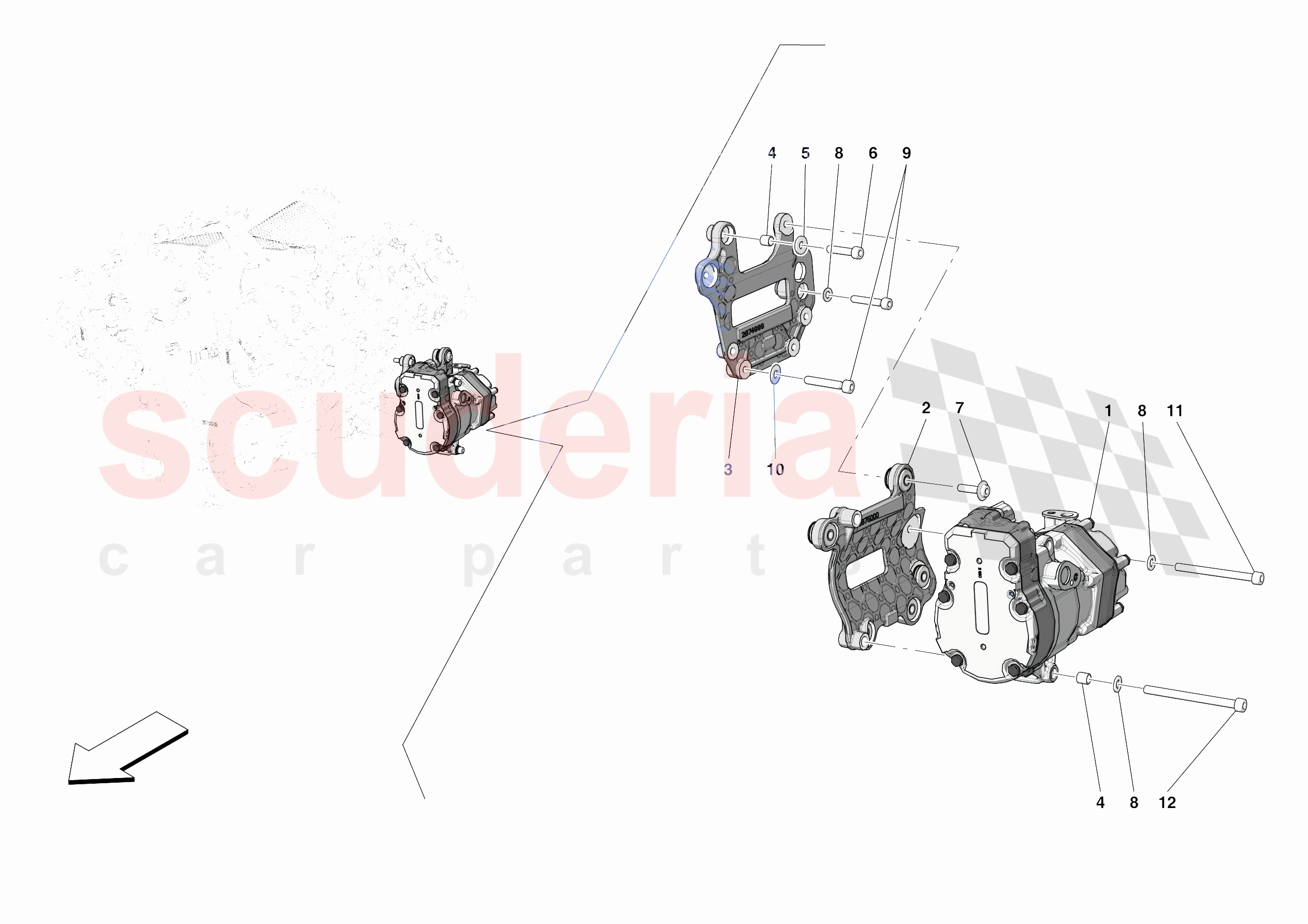 A/C COMPRESSOR of Ferrari Ferrari SF90 XX Stradale USA