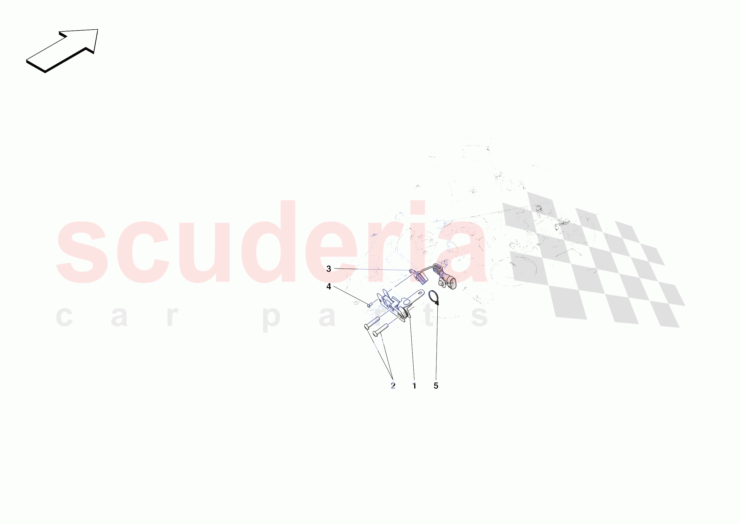 REAR LID LOCK of Ferrari Ferrari SF90 XX Stradale USA