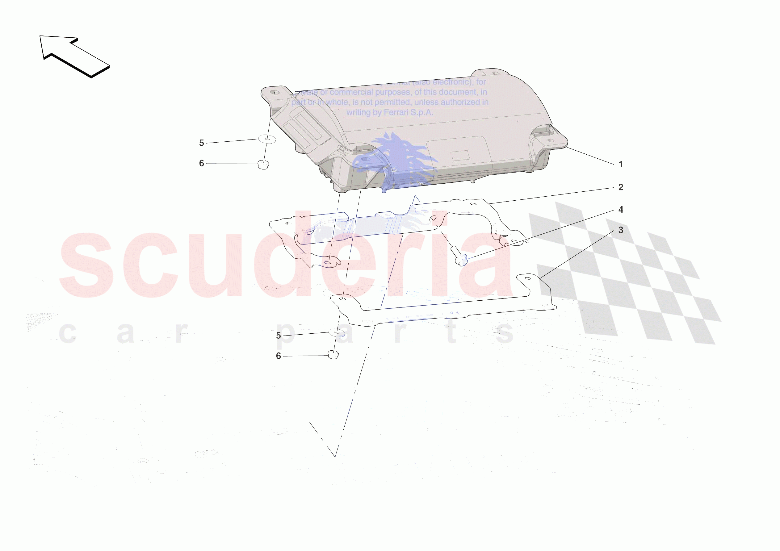 DASHBOARD - PASSENGER AIRBAG of Ferrari Ferrari SF90 XX Stradale USA