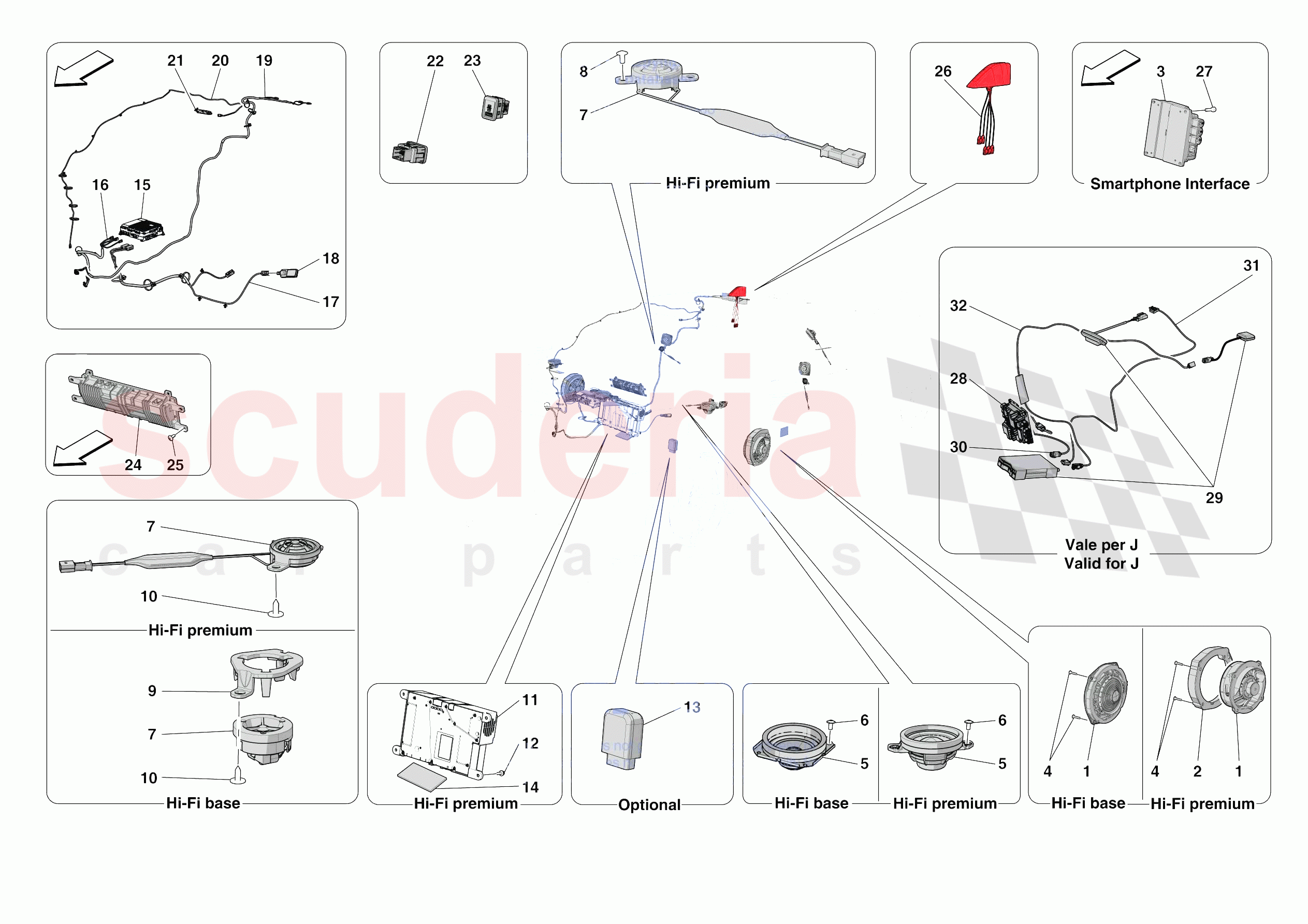 AUDIO UNIT of Ferrari Ferrari SF90 XX Stradale USA