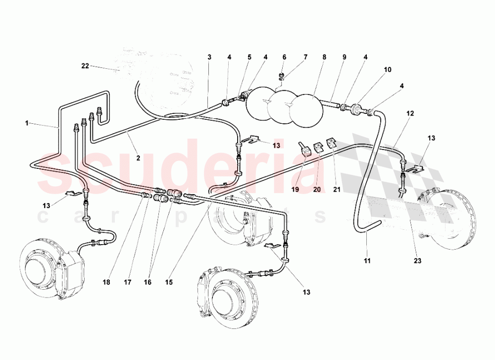 Brake System of Lamborghini Lamborghini Murcielago Roadster
