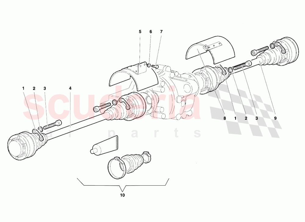 Driveshafts of Lamborghini Lamborghini Diablo SV (1995-1997)