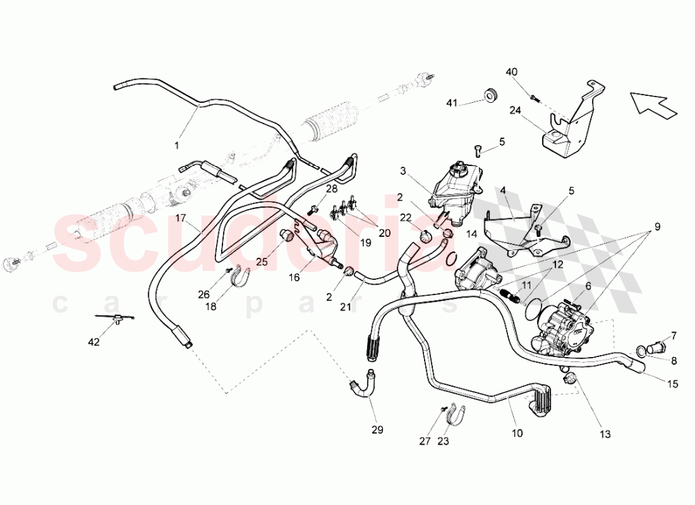 Power Steering of Lamborghini Lamborghini Gallardo (2008)