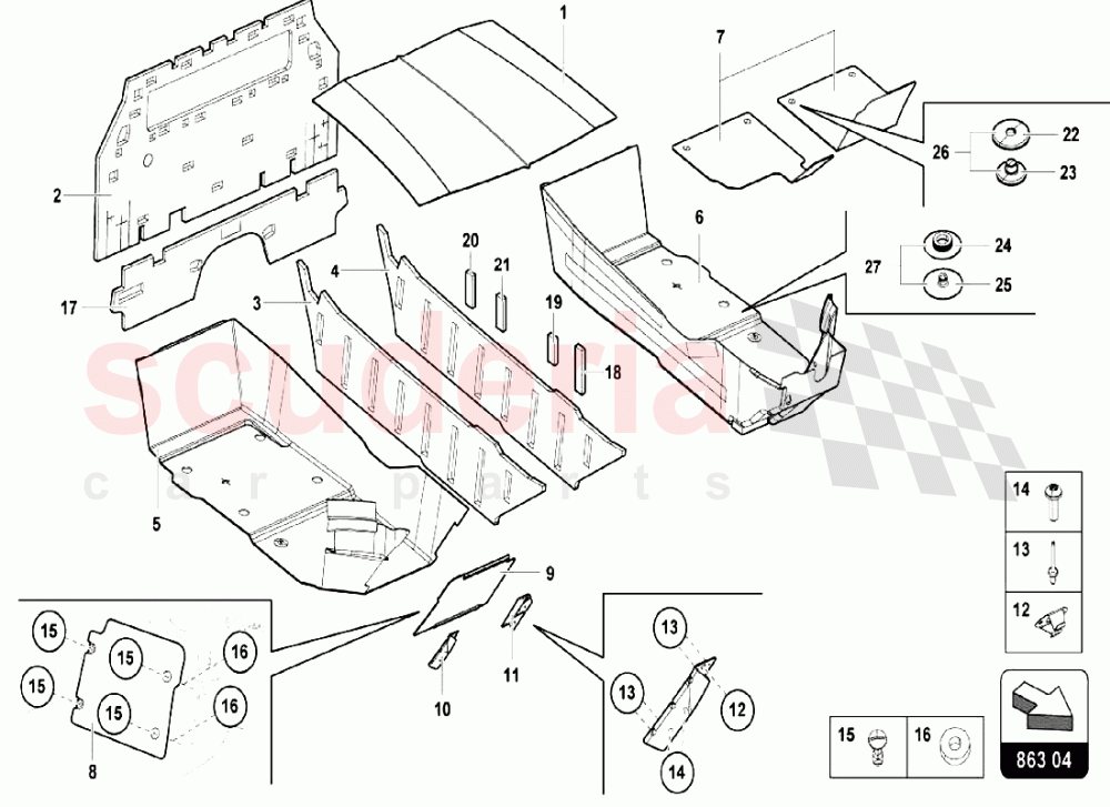 Interior D - cor 1 of Lamborghini Lamborghini Aventador LP740 S