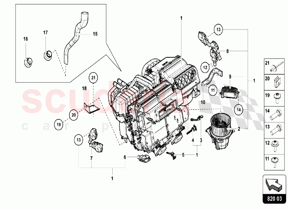 Air Conditioning 2 of Lamborghini Lamborghini Aventador LP740 S