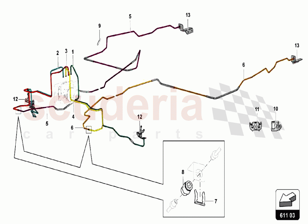 BRAKE SYSTEM 2 of Lamborghini Lamborghini Aventador LP750 SV Coupe