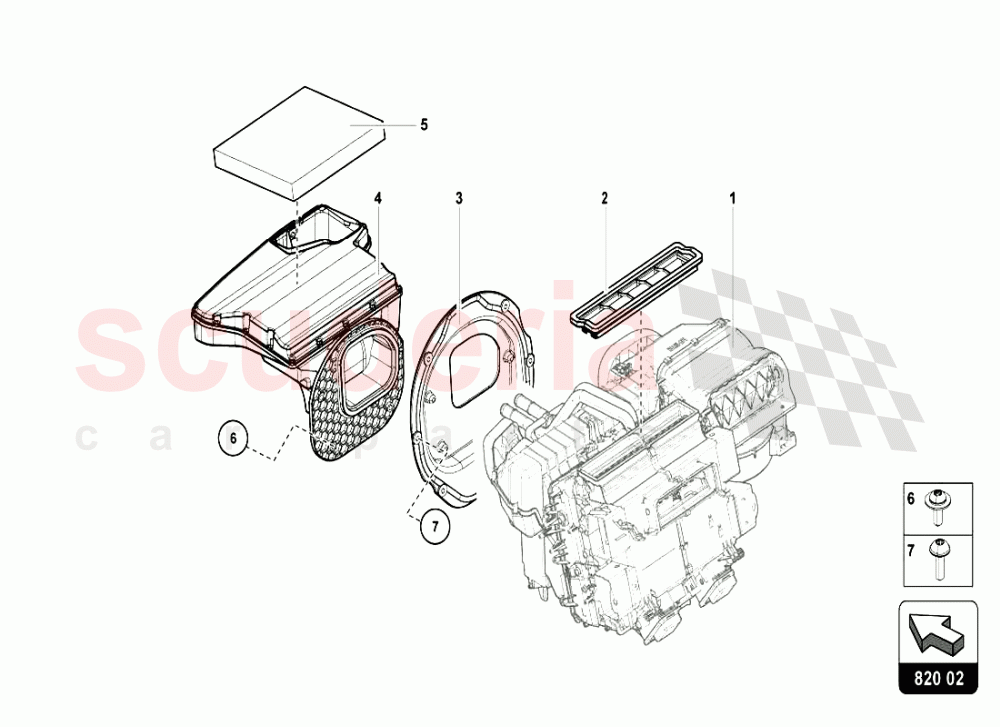 AIR CONDITIONING SYSTEM 3 of Lamborghini Lamborghini Aventador LP720 Roadster