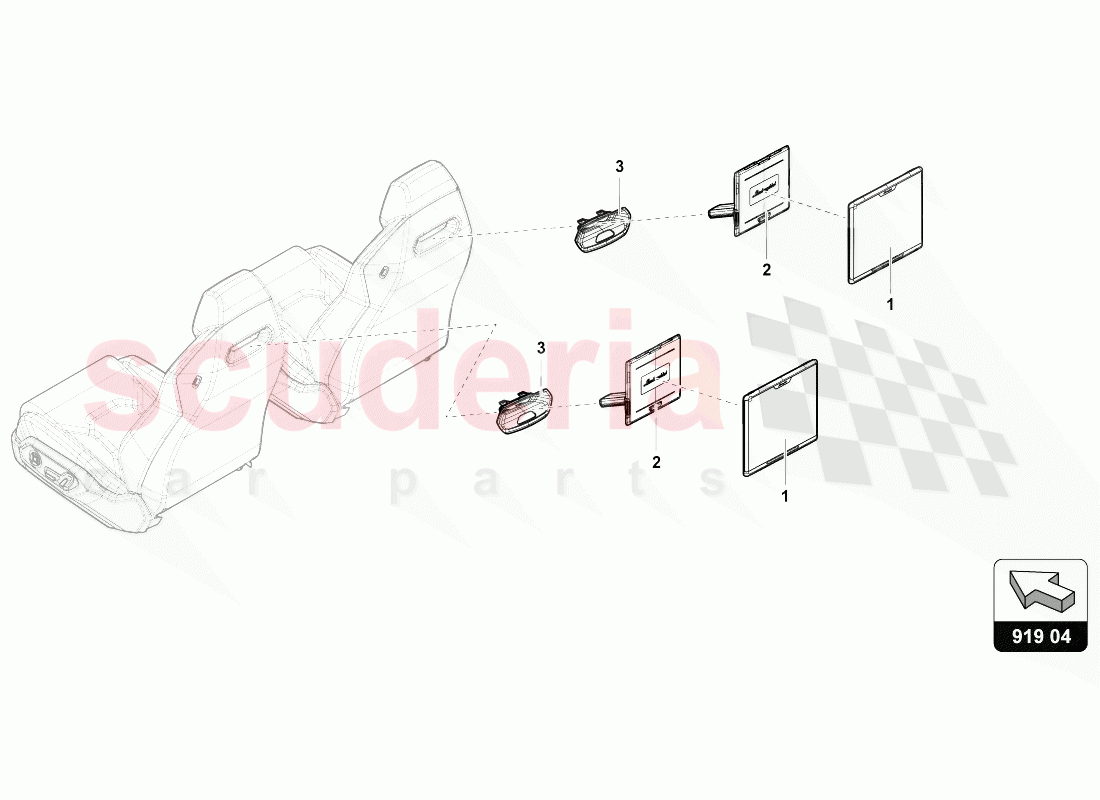 ELECTRICAL PARTS FOR INFOTAINMENT of Lamborghini Lamborghini Urus (2018-2019)