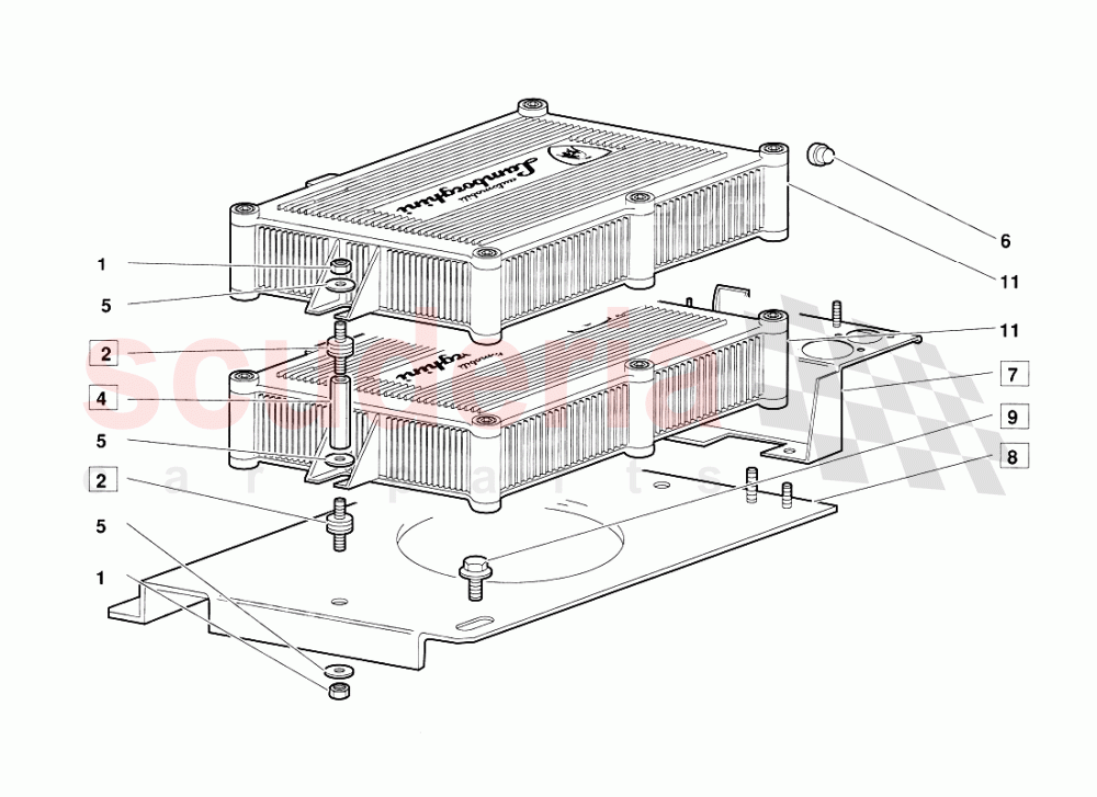 Electronic Injection Units 2 of Lamborghini Lamborghini Diablo (1990-1998)