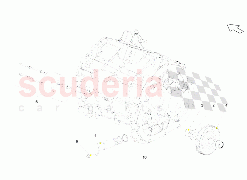 Gearbox Oil Pump of Lamborghini Lamborghini Gallardo Spyder