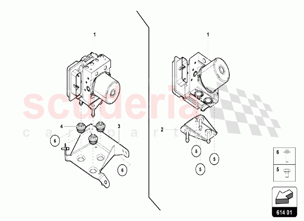 REGULATION OF FORCES REFRAINING of Lamborghini Lamborghini Aventador LP750 SV Roadster