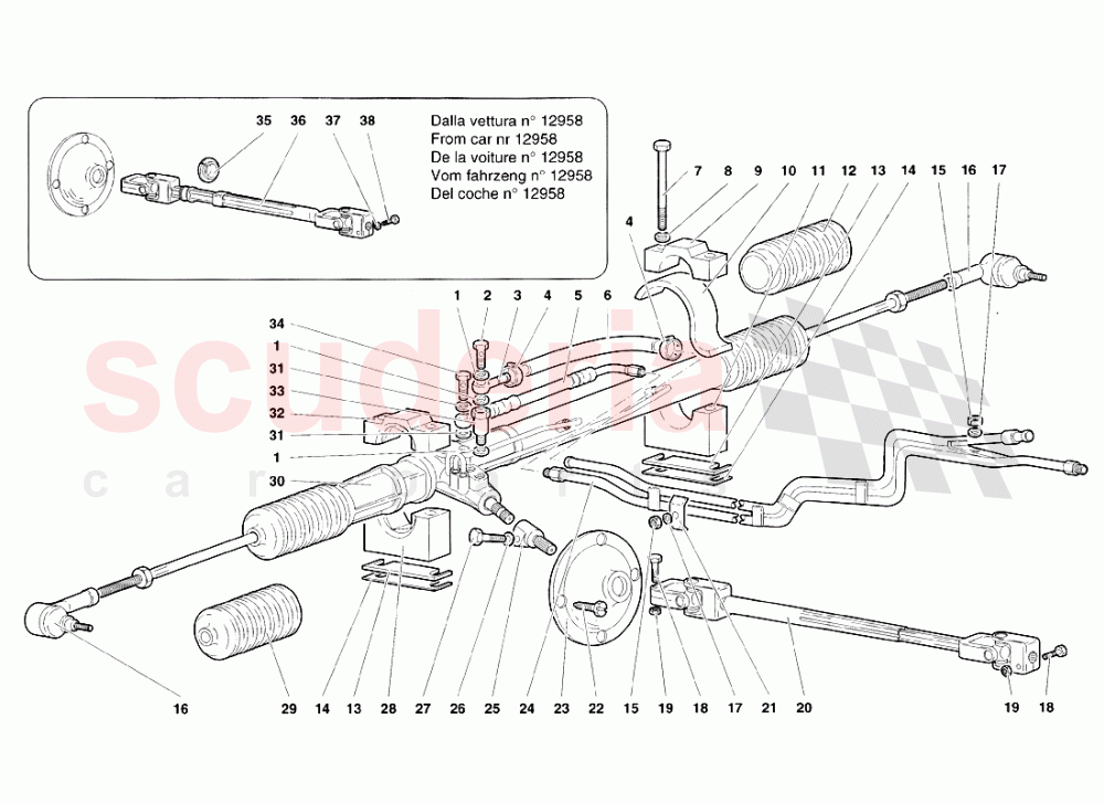 Steering 3 of Lamborghini Lamborghini Diablo VT Roadster (1998-2000)