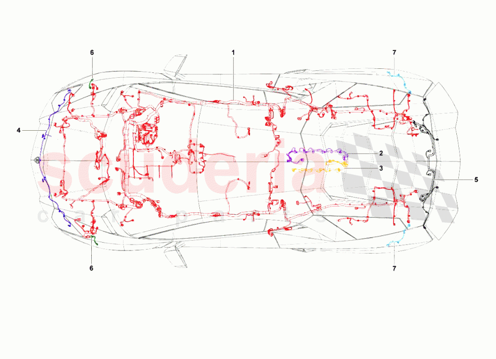 Electrical System 5 of Lamborghini Lamborghini Aventador LP700 Coupe