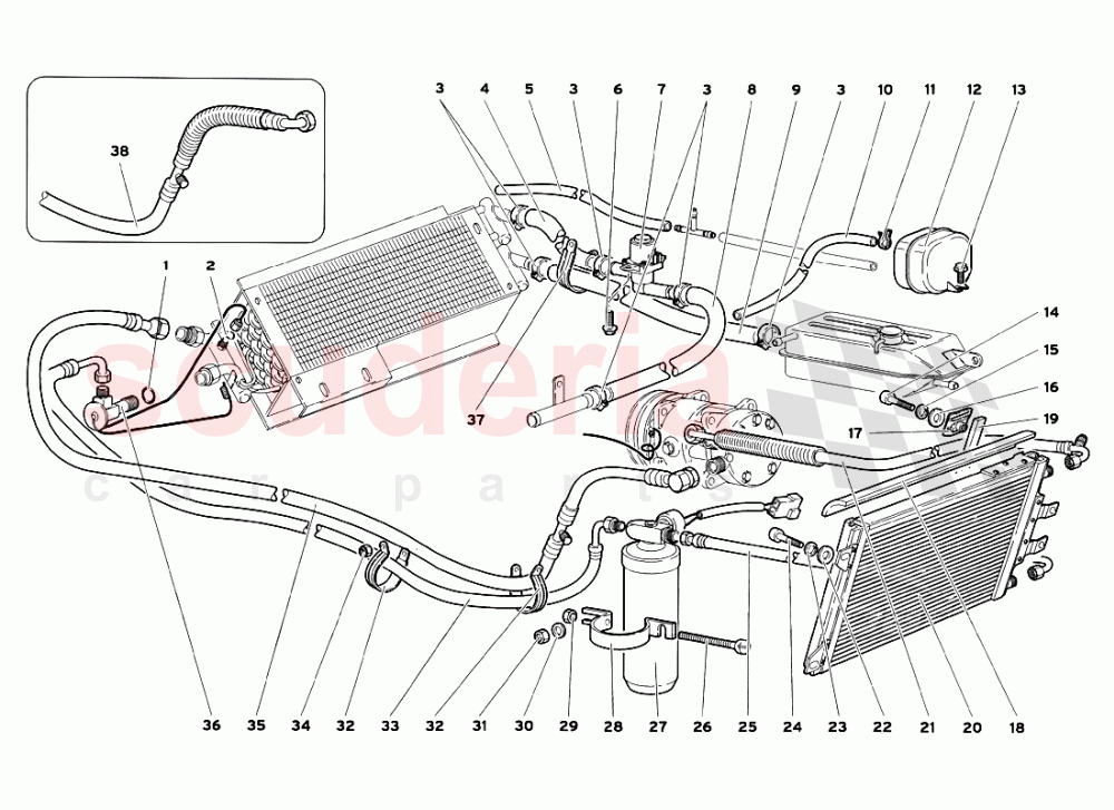 Climate Control 2 of Lamborghini Lamborghini Diablo SV (1999)
