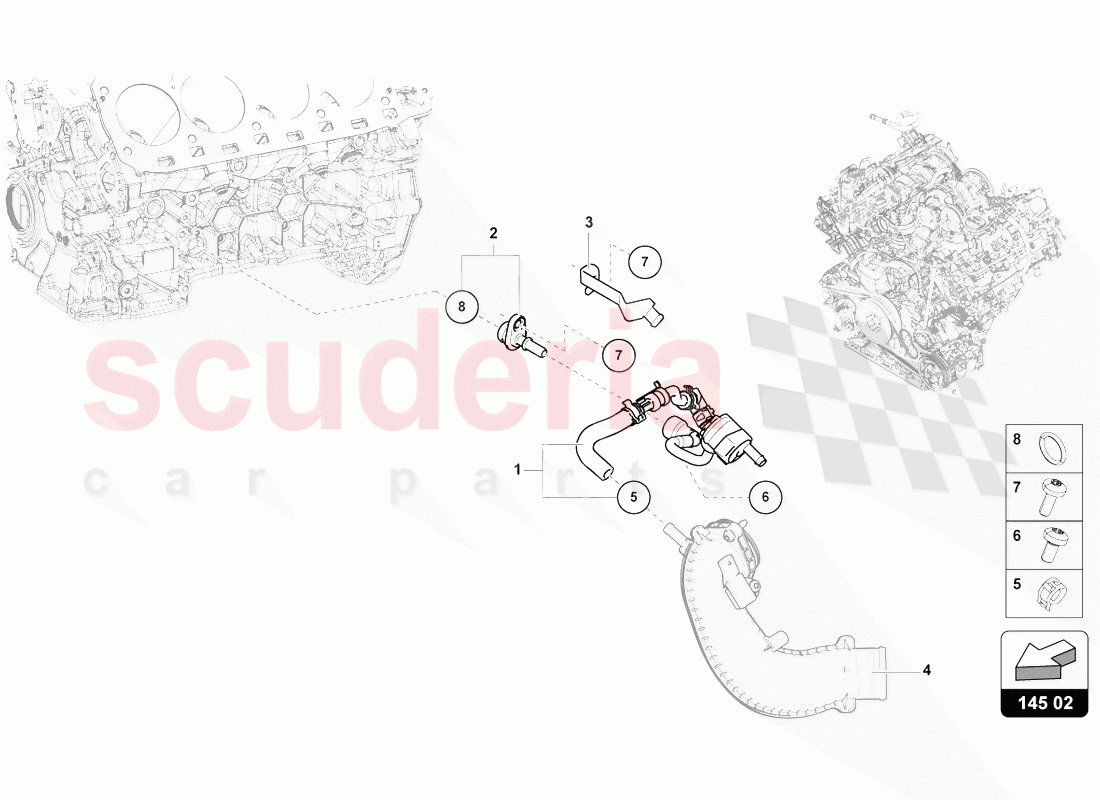 PRESSURISING VALVE of Lamborghini Lamborghini Urus (2018-2019)