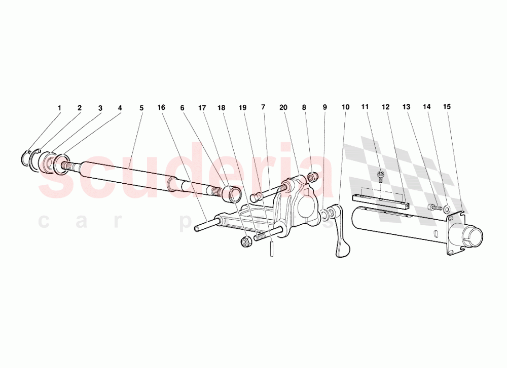 Steering of Lamborghini Lamborghini Diablo (1990-1998)