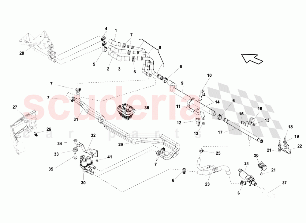AIR CONDITIONING SYSTEM 4 of Lamborghini Lamborghini Gallardo LP550 Spyder
