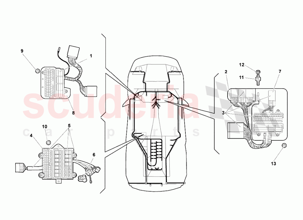 Electrical System 4 of Lamborghini Lamborghini Murcielago LP640 Roadster