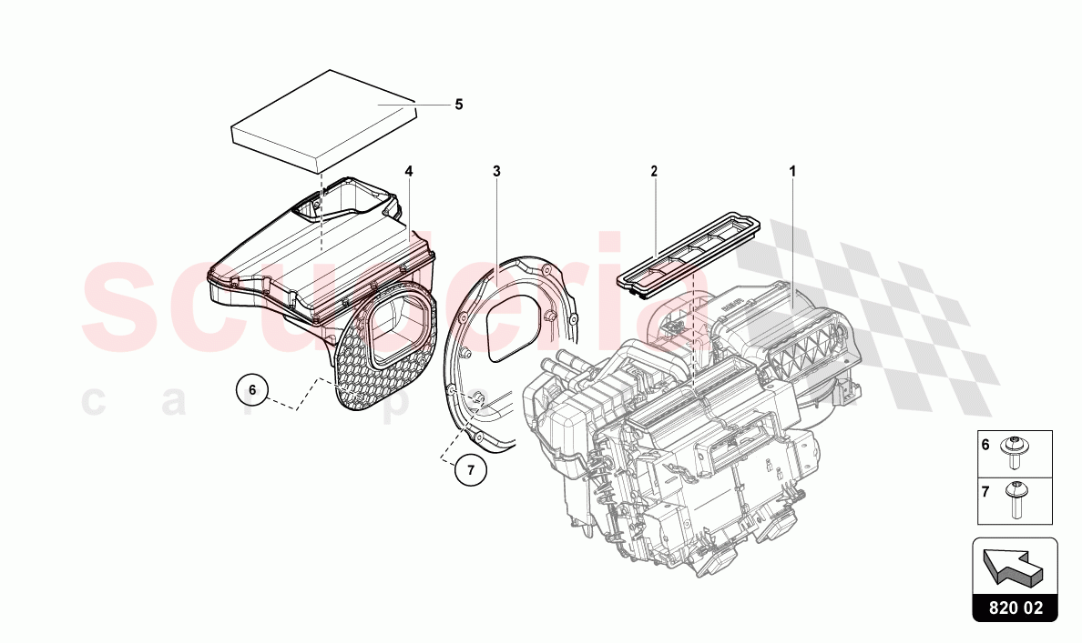 AIR CONDITIONING of Lamborghini Lamborghini Aventador LP780 Ultimae Roadster