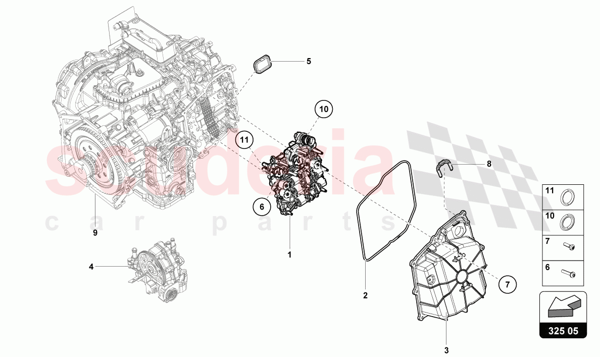 MECHATRONIC WITH SOFTWARE of Lamborghini Lamborghini Huracan Evo Spyder 2WD