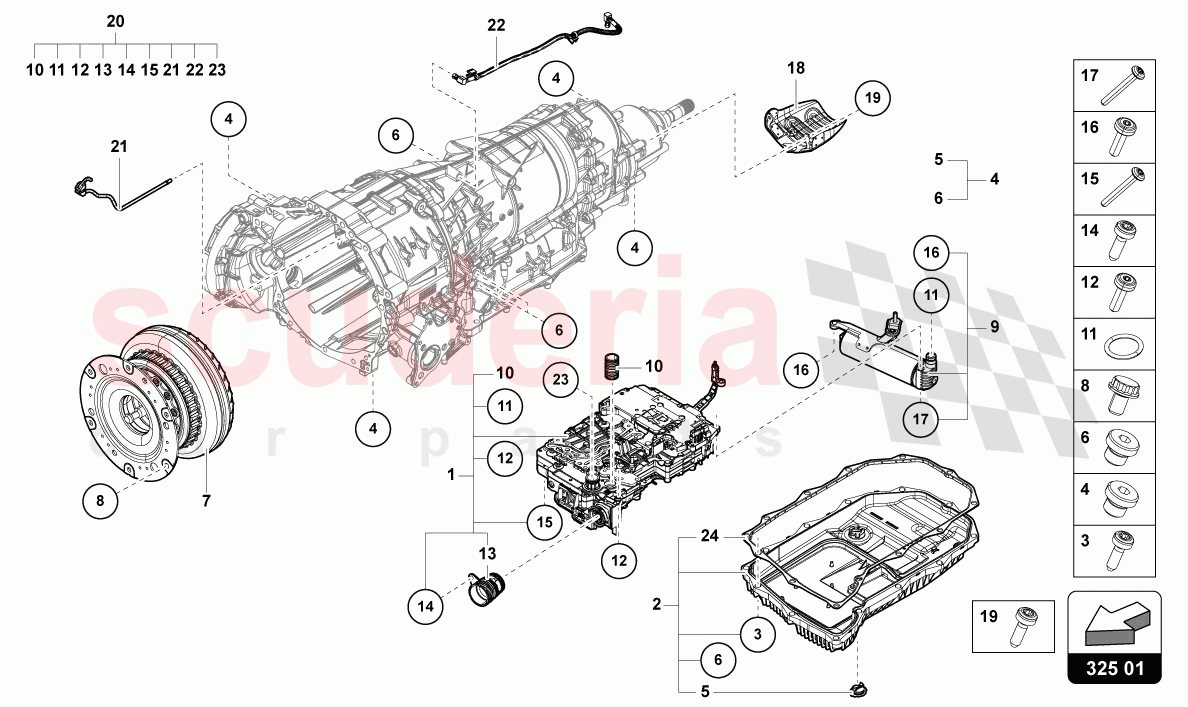MECHATRONIC WITH SOFTWARE of Lamborghini Lamborghini Urus S
