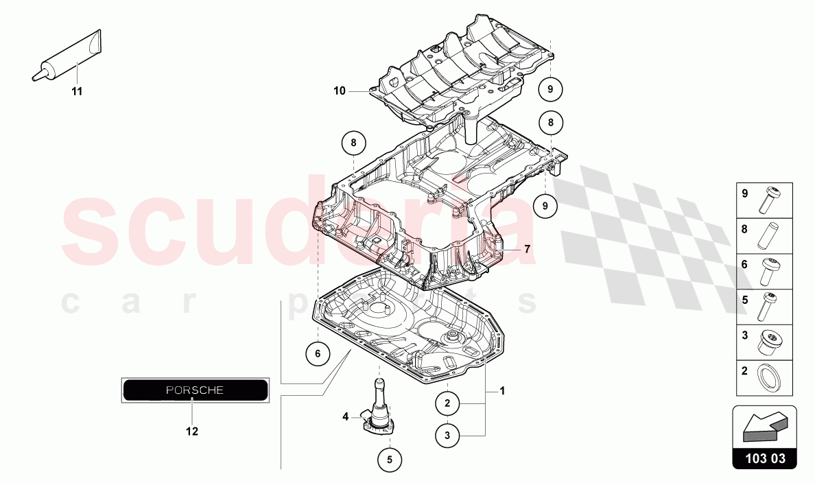 ENGINE OIL SUMP of Lamborghini Lamborghini Urus (2019-2022)