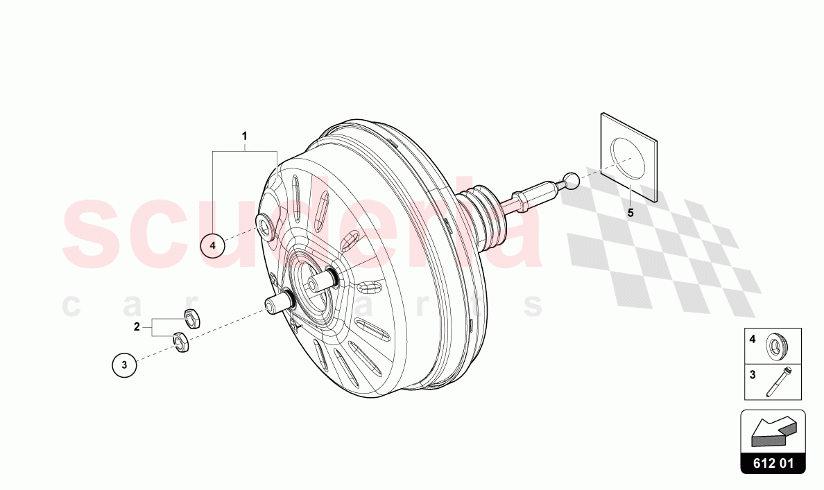 BRAKE SERVO of Lamborghini Lamborghini Urus (2019-2022)