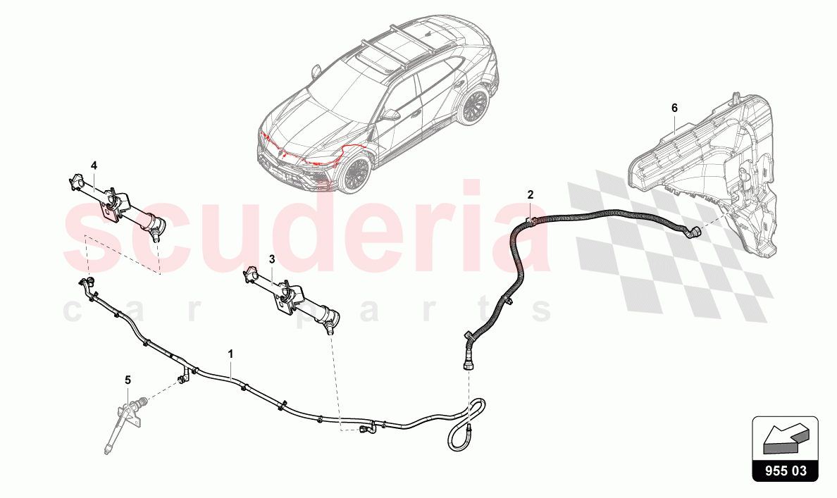 HEADLIGHT WASHER SYSTEM of Lamborghini Lamborghini Urus (2019-2022)