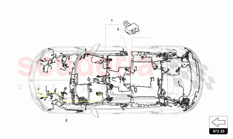 WIRING HARNESS FOR INTERIOR of Lamborghini Lamborghini Urus (2019-2022)