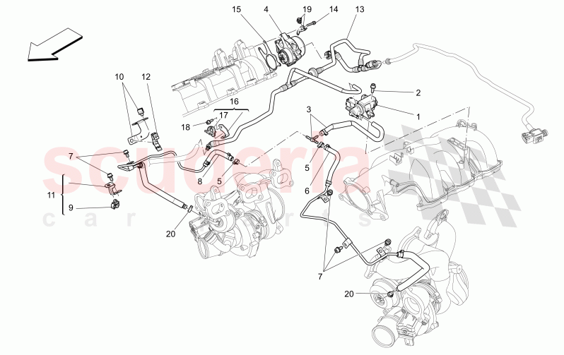 ADDITIONAL AIR SYSTEM of Maserati Maserati Levante Modena Automatic 3.0 BT V6 4WD 430HP