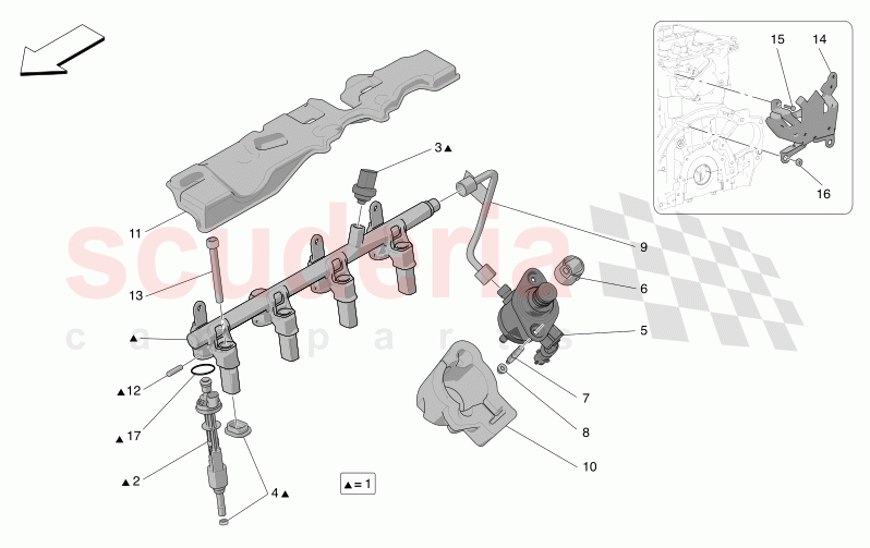 FUEL PUMPS AND CONNECTION LINES of Maserati Maserati Grecale GT  Automatic 2.0 T4 4WD 300HP MHEV