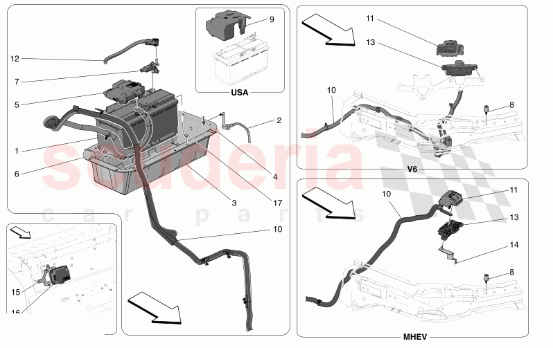 ENERGY GENERATION AND ACCUMULATION of Maserati Maserati Grecale Modena Automatic 2.0 T4 4WD 330HP MHEV
