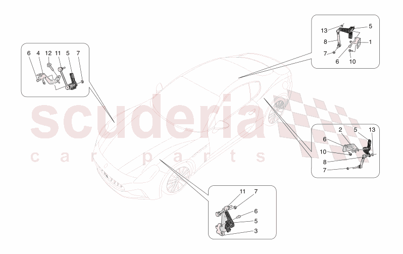 LIGHTING SYSTEM CONTROL of Maserati Maserati GranTurismo M189    AUTOMATIC 4WD 3.0 BT V6 490 HP