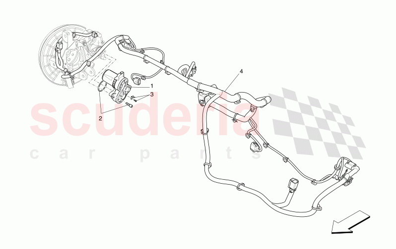 PARKING BRAKE of Maserati Maserati Levante Modena Automatic 3.0 BT V6 4WD 350HP