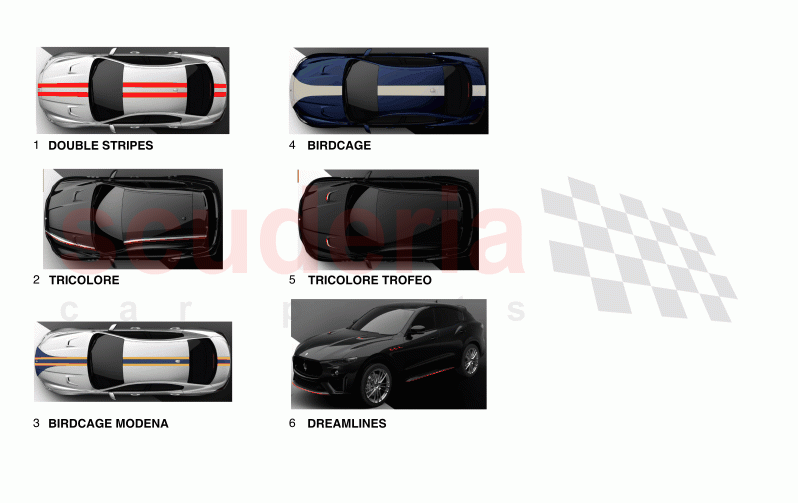 LIVERIES of Maserati Maserati Levante Modena Automatic 3.0 BT V6 4WD 350HP