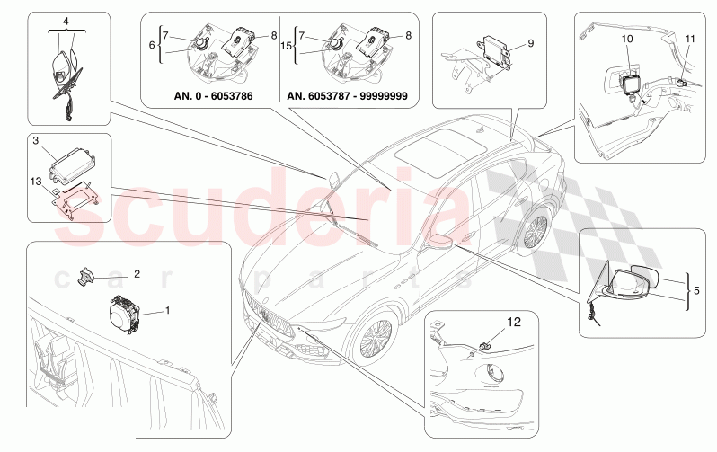 DRIVE ASSISTANCE SYSTEM of Maserati Maserati Levante Modena Automatic 3.0 BT V6 4WD 350HP