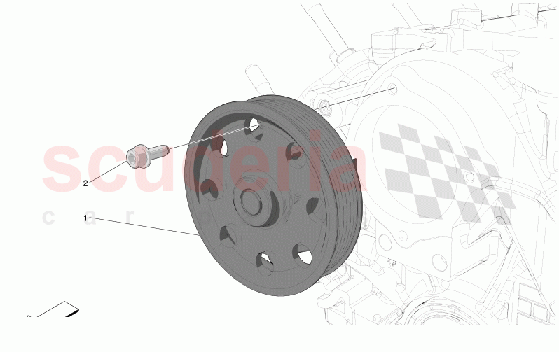 COOLING SYSTEM: WATER PUMP of Maserati Maserati MC20 Automatic 3.0 BT V6 2WD 630HP