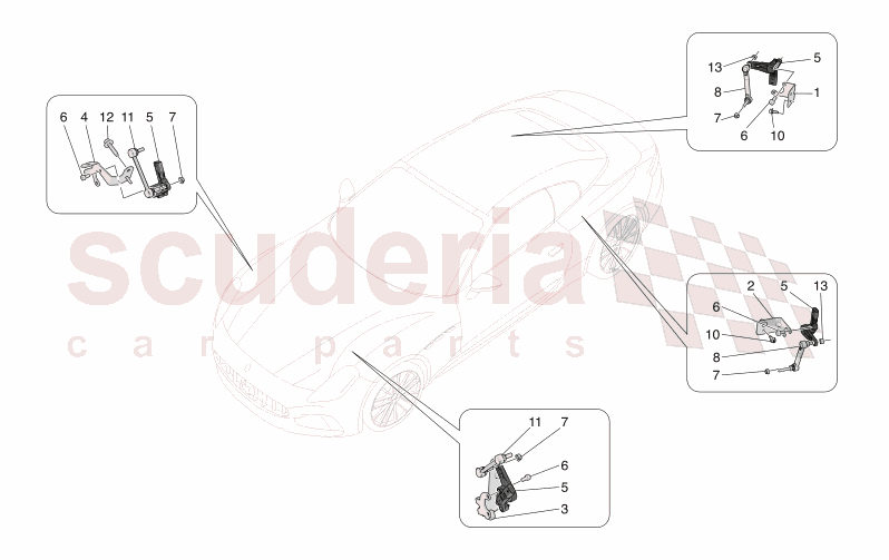 LIGHTING SYSTEM CONTROL of Maserati Maserati GranCabrio M189 TROFEO  AUTOMATIC 4WD 3.0 BT V6 550 HP