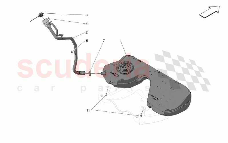FUEL TANK of Maserati Maserati Grecale Modena Automatic 2.0 T4 4WD 250HP MHEV