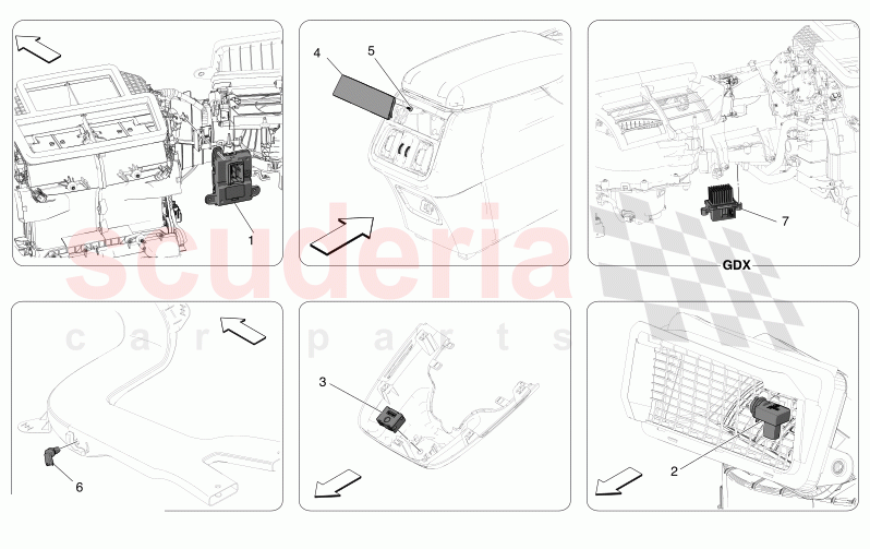 A/C UNIT: ELECTRONIC CONTROL of Maserati Maserati Grecale GT Automatic 2.0 T4 4WD 250HP MHEV