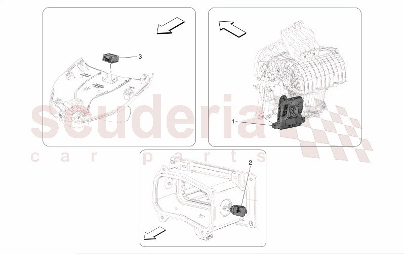 A/C UNIT: ELECTRONIC CONTROL of Maserati Maserati GranCabrio M189 TROFEO  AUTOMATIC 4WD 3.0 BT V6 550 HP