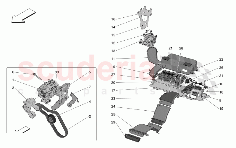 ENERGY GENERATION AND ACCUMULATION of Maserati Maserati Grecale GT  Automatic 2.0 T4 4WD 300HP MHEV