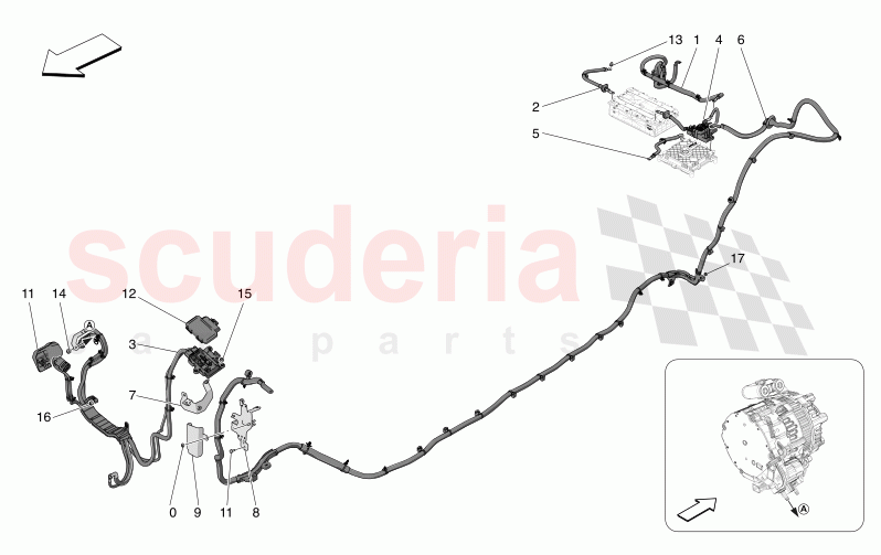 MAIN WIRING of Maserati Maserati Grecale Modena Automatic 2.0 T4 4WD 330HP MHEV