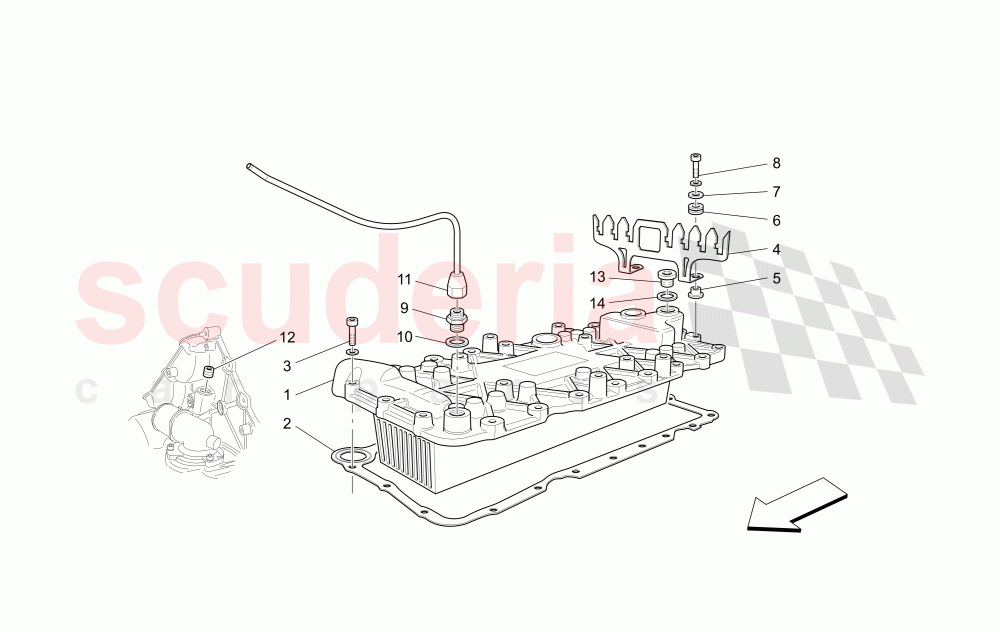 HEAT EXCHANGER of Maserati Maserati GranTurismo (2012-2016) Sport CC